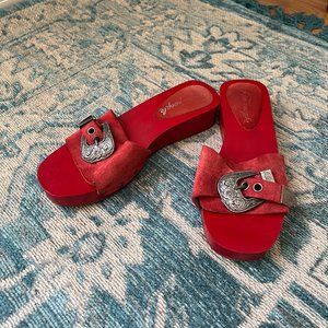 Free People Wooden Sandals